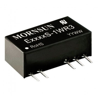 The SIP-packaged E0503S-1WR3 Mornsun 5V to ±3.3V DC-DC Converter 1W Power Supply Module