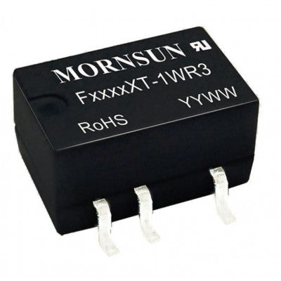 Compact SMD Package - F0524XT-1WR3 Mornsun 5V to 24V DC-DC Converter 1W Power Supply Module