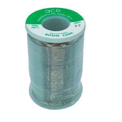 ACE 250gm Standard Grade Rosin Core Solder Wire, 22 Gauge