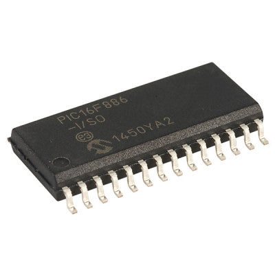 SMD SO-28 Package - 8 Bit Microcontroller - PIC16F886