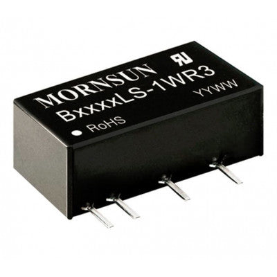 Mornsun 5V to 15V DC-DC Converter 1W Power Supply Module-SIP Package, B0515LS-1WR3.