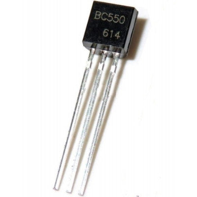 5 Pieces Pack of BC550 NPN General Purpose Transistor 45V 100mA TO-92 Package