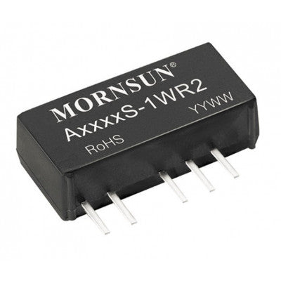 Mornsun 3.3V to ±15V DC-DC Converter 1W Power Supply Module - Exceptionally Small SIP Package A0315S-1WR2