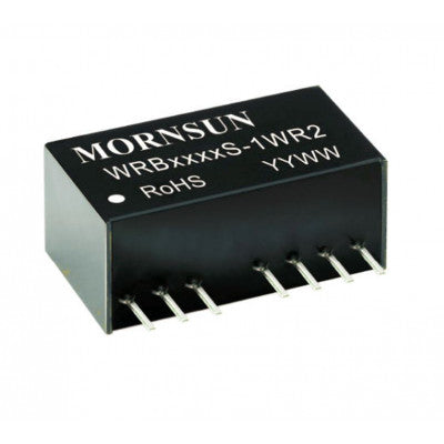 Mornsun 24V to 24V DC-DC Converter 1W Power Supply Module - Exceptionally Small SIP Package WRB2424S-1WR2