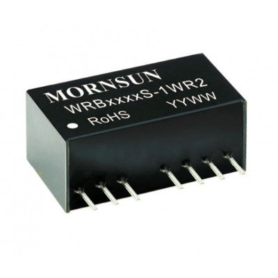 Mornsun 24V to 3.3V DC-DC Converter 1W Power Supply Module - Exceptionally Small SIP Package WRB2403S-1WR2