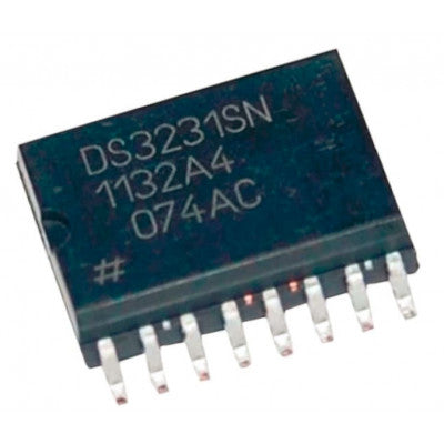 The SMD SOP-16 package contains the I2C Real Time Clock (RTC) IC, DS3231.