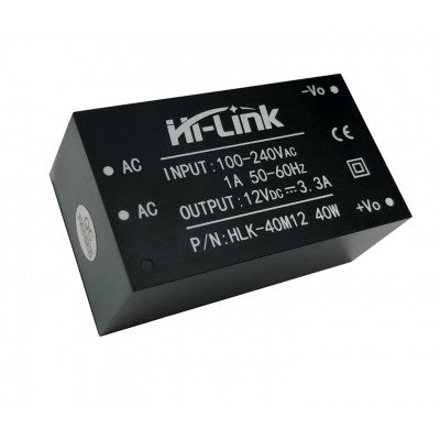 Hi-Link 12V 40W AC to DC Power Supply Module, HLK-40M12