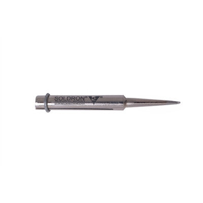 The Soldron BN25N3 Pointed Bit Tip (Nickel Plated Needle 3mm Bit) is designed for a 25 Watt soldering iron.