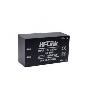 Hi-Link 12V/20W AC to DC Power Supply Module, HLK-20M12