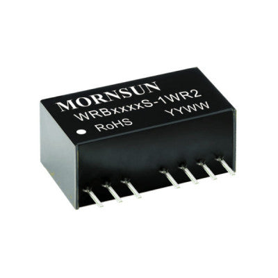 Mornsun 12V to 5V DC-DC Converter 1W Power Supply Module - Exceptionally Small SIP Package WRB1205S-1WR2