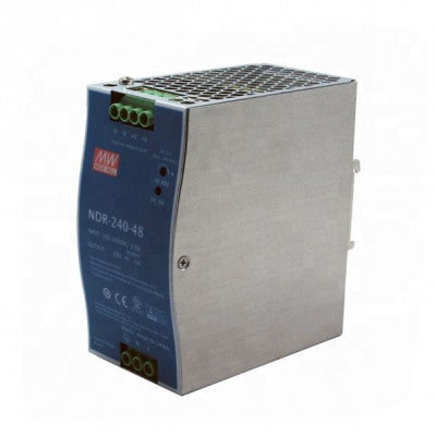 NDR-240-48 Din Rail Metal Power Supply - 48V 5A-240W Mean Well SMPS