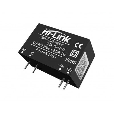 Hi-Link 15V 2W AC to DC Power Supply Module, HLK-2M15