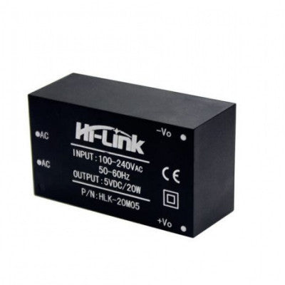 Hi-Link 5V/20W AC to DC Power Supply Module, HLK-20M05