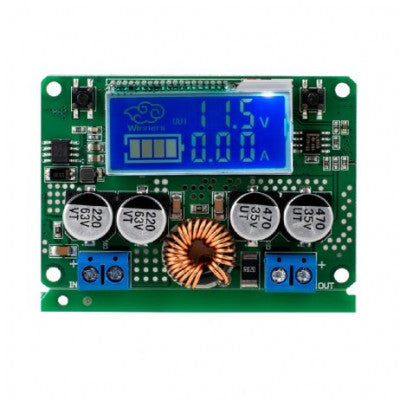 LCD Display with Case for 7A DC 60V Adjustable Step-Down Regulator Module