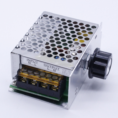 4000W High-Power Electronic Thyristor Regulator for Dimming Speed Control with Shell