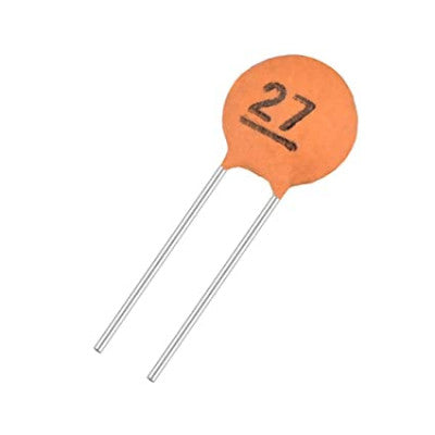 5 Pieces Pack of 27pF 50VCeramic Capacitors