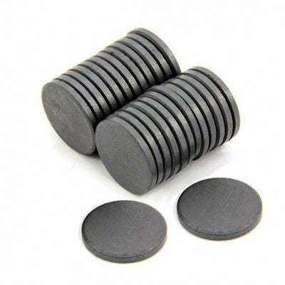 15mm x 3mm (15x3 mm) Ferrite Disc Magnet