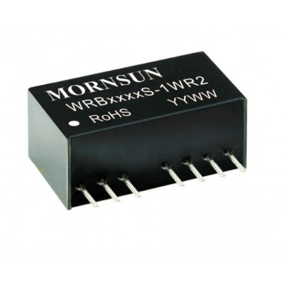 Mornsun 15V to 5V DC-DC Converter 1W Power Supply Module - Exceptionally Small SIP Package WRB1505S-1WR2