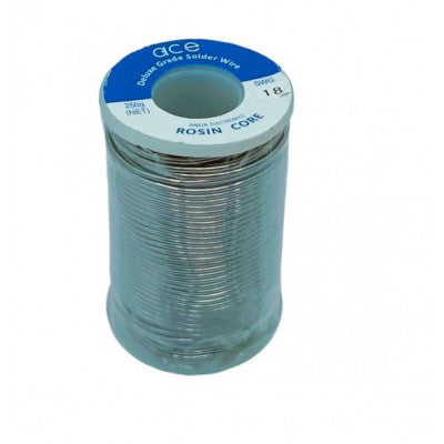 ACE 250gm Rosin Core Solder Wire, 18 Gauge (Deluxe) Grade