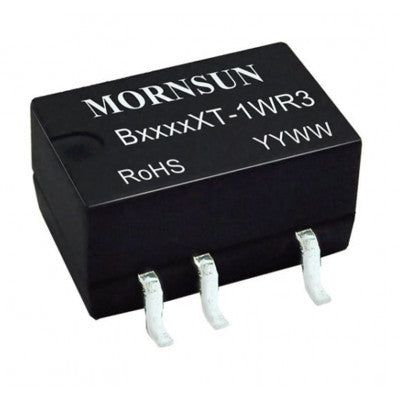 Mornsun 5V to 12V DC-DC Converter 1W Power Supply Module - Small SMD Package B0512XT-1WR3.