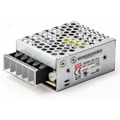 RS-15-5 Metal Power Supply - 5V 3A - 15W Mean Well SMPS