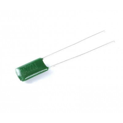 2.2nF - 100V Polyester Film Capacitor (0.0022uF - 2A222J)