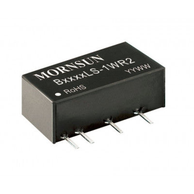 Mornsun 12V to 15V DC-DC Converter 1W Power Supply Module - Exceptionally Small SIP Package B1215LS-1WR2