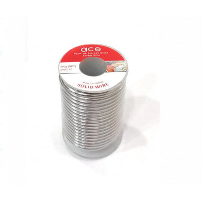 ACE Premium Stained Glass Solder Wire, 500g, 12 gauge