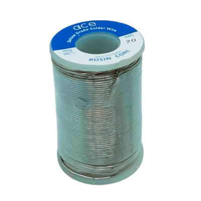 ACE 250gm Rosin Core Solder Wire, 20 Gauge (Deluxe) Grade