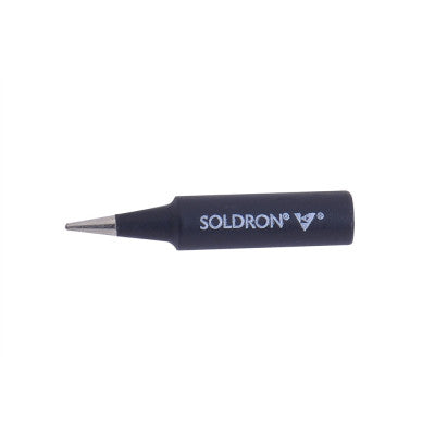 For use with the Soldron Portable SMPS and Variable Wattage Micro Soldering Station, use the Soldron CB10N2 Black Ceramic Coated Micro Soldering Iron Bit.