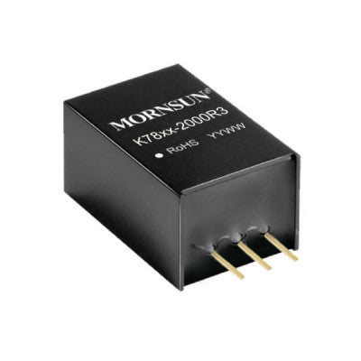 K7803-2000R3 Mornsun 2W Power Supply Module - SIP Package with 3.3V Output DC-DC Converter