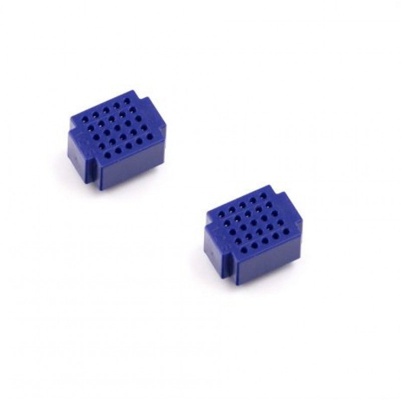 The two-piece blue XF-25 Ultra Mini Breadboard pack