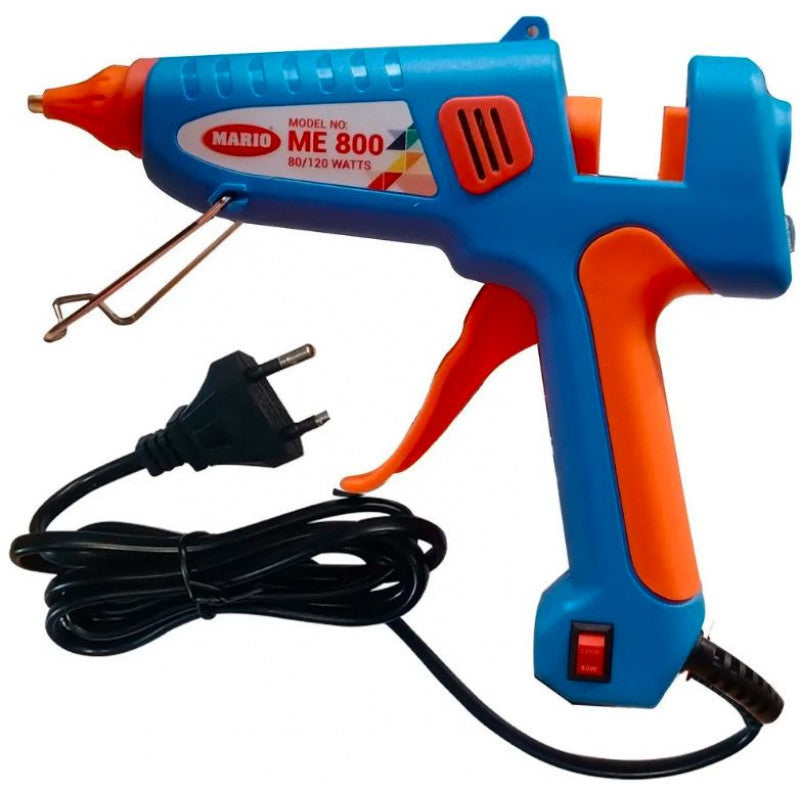 Dual Temperature Super Heavy Performance Glue Gun, MARIO 80/120 Watt ME-800, with Light Indicator