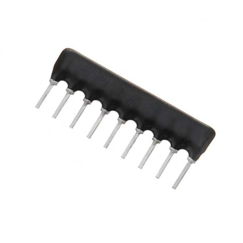 9 Pin Resistor Network - SIP - 1K ohm.