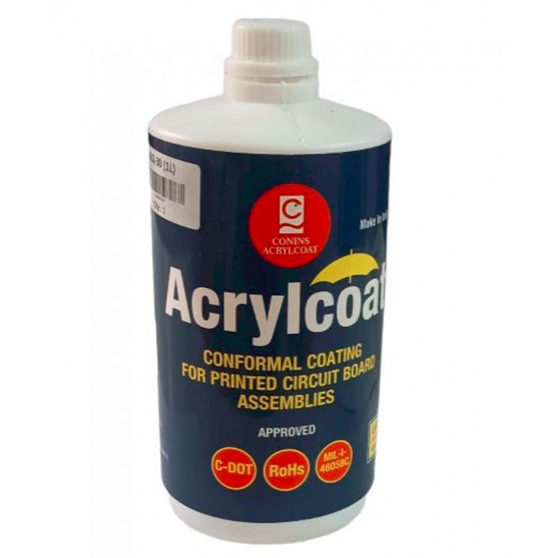 Solderable PCB Assemblies Acrylcoat ALQ-30 Conformal Coating - 1 Litre