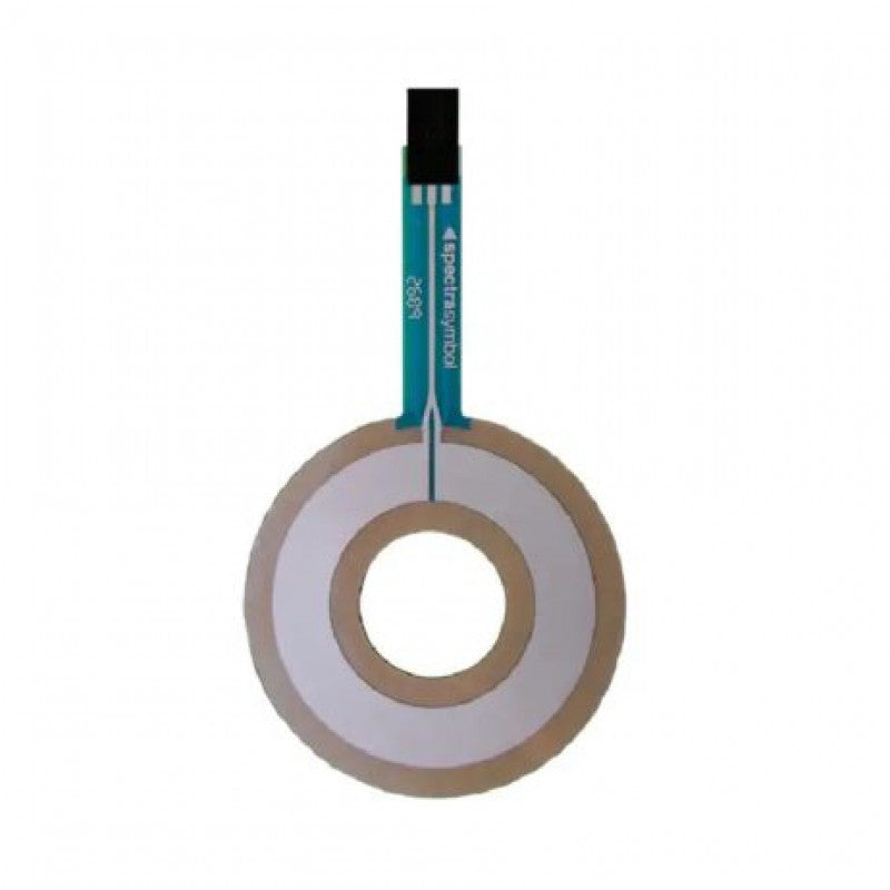 The soft potentiometer's spectrum symbol is SP-R-0046-353-103-5%-RH female plain housing connector with 5% linearity.