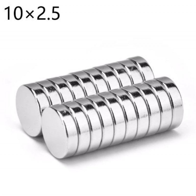 10mm x 2.5mm (10x2.5 mm) Neodymium Disc Strong Magnet