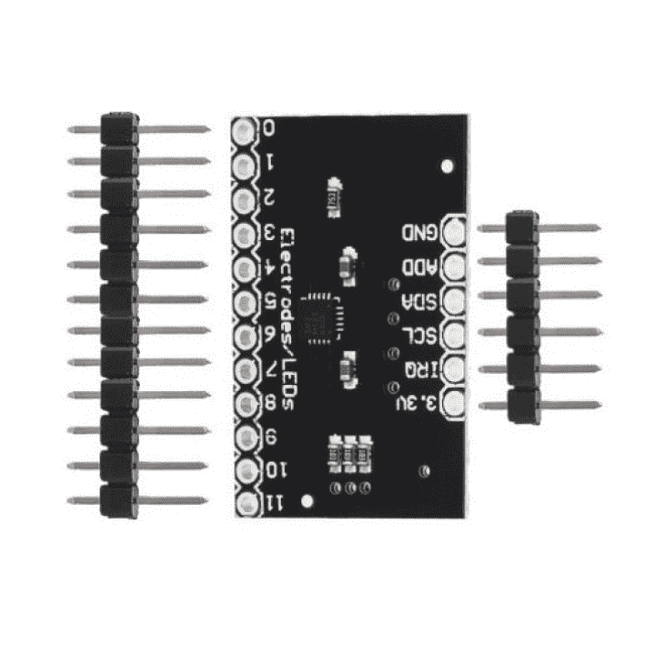 MPR121: I2C Interfaced 12-Channel Capacitive Touch Sensor Controller Module