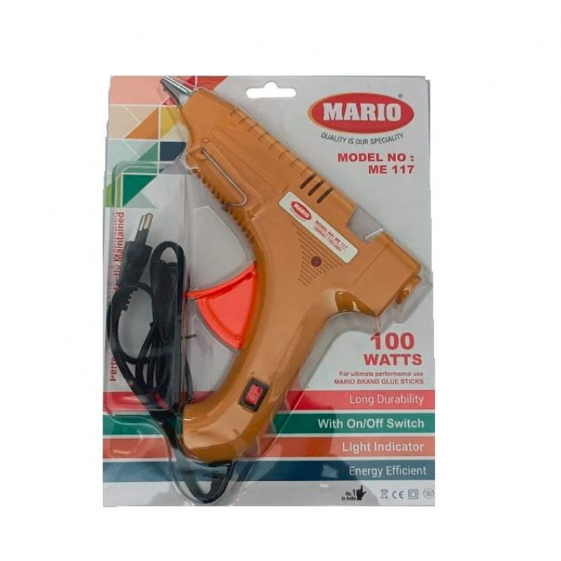 Mario ME-117 Professional Hot Melt Glue Gun, 100 Watt