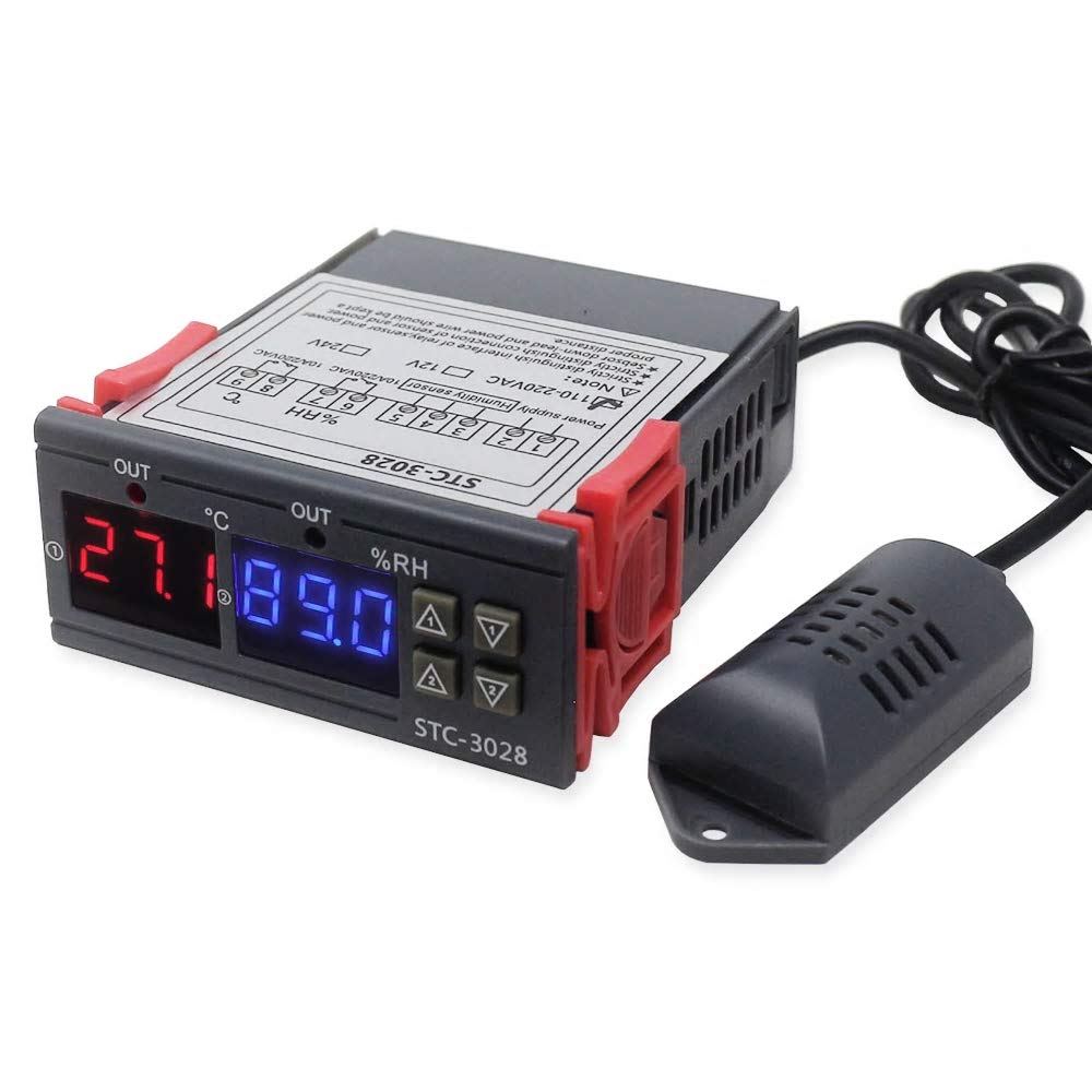 STC-3028 110-220V Digital Humidity and Temperature Controller