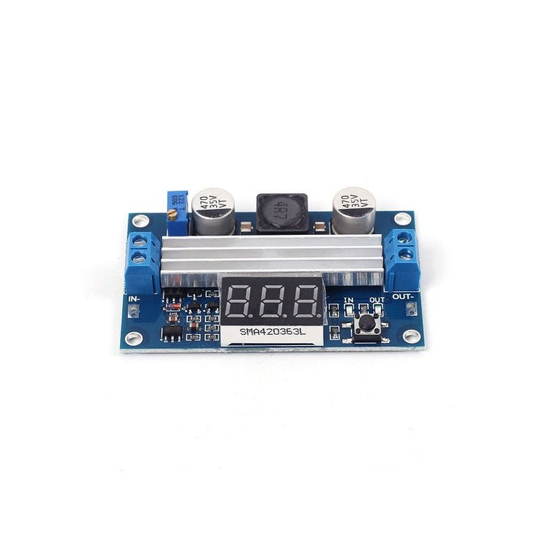 DC-DC High Power Adjustable Step-up Module with Digital Display Voltmeter, 3.0-35V to 3.5-35V 100W