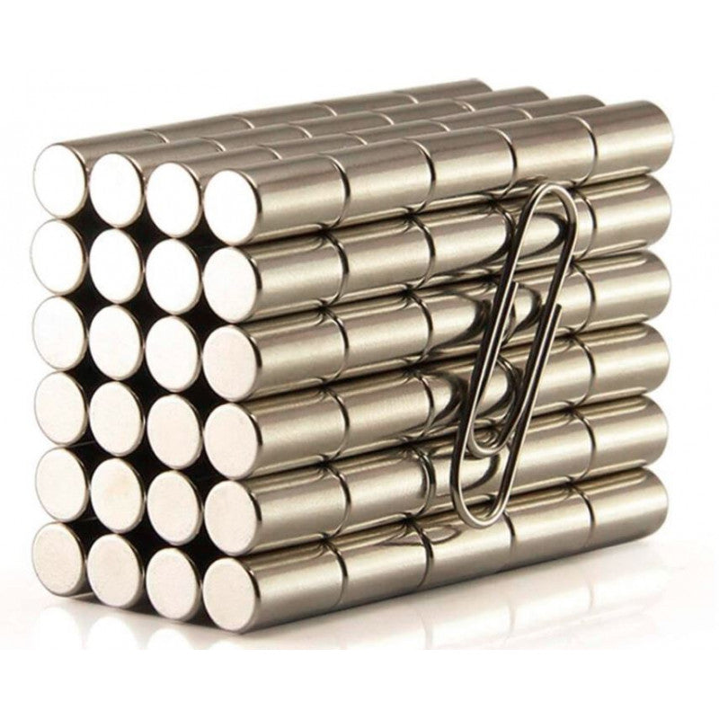 6mm x 10mm (6x10 mm) Neodymium Cylindrical Strong Magnet