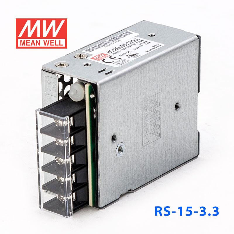 Mean Well SMPS RS-15-3.3 3.3V 3A - 9.9W Metal Power Source