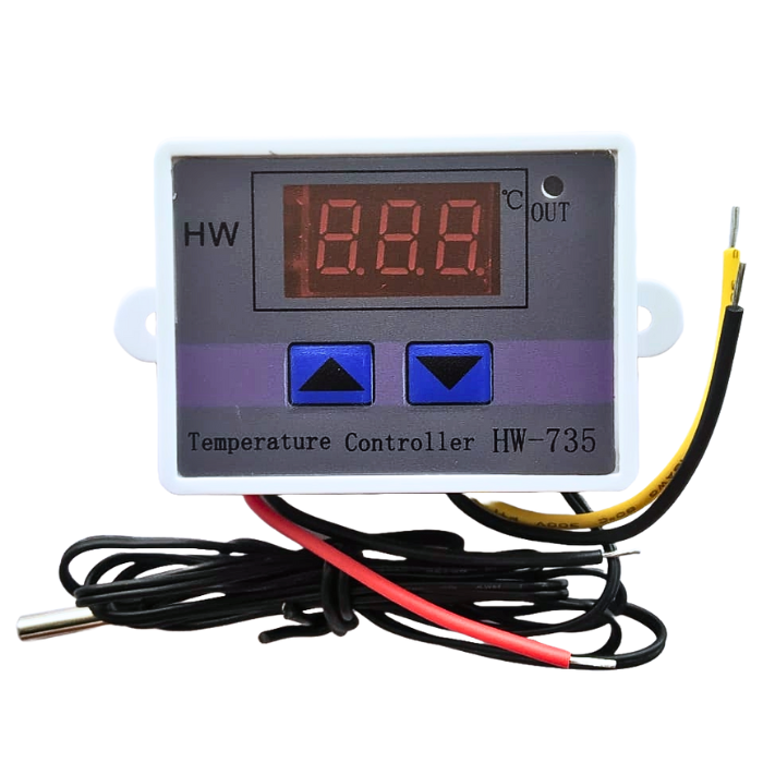 XH-W3001 Multifunctional Water-Resistant Sensor Probe Mini Thermostat Switch with Water-Resistant Led Digital Microcomputer Temperature Controller 10A (Max)