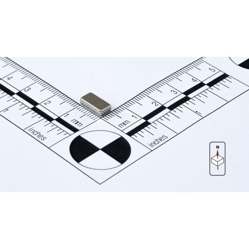 10mm x 5mm x 2mm (10x5x2 mm) Neodymium Block Magnet