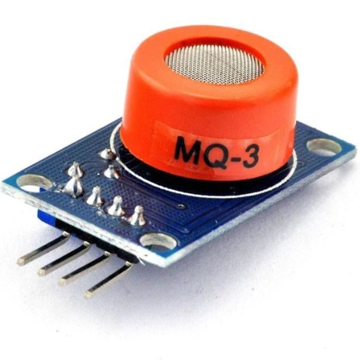 MQ-3 Gas Sensor Module: Detector Module for CO, Hexane, LPG, CH4, and Benzine