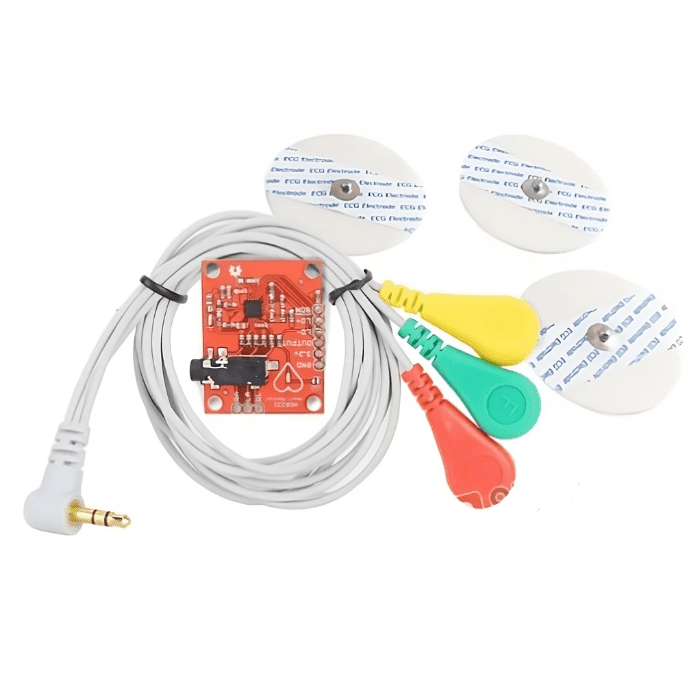 Kit with ECG Module and Heart Rate Monitor AD8232