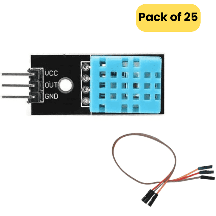 DHT11 Temperature and Humidity Sensor Module (25-piece set)