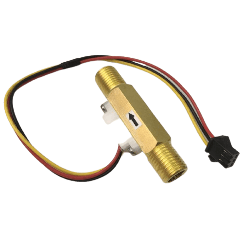 Brass Water Flow Sensor, 1/4-inch, SEN-HZ41WC