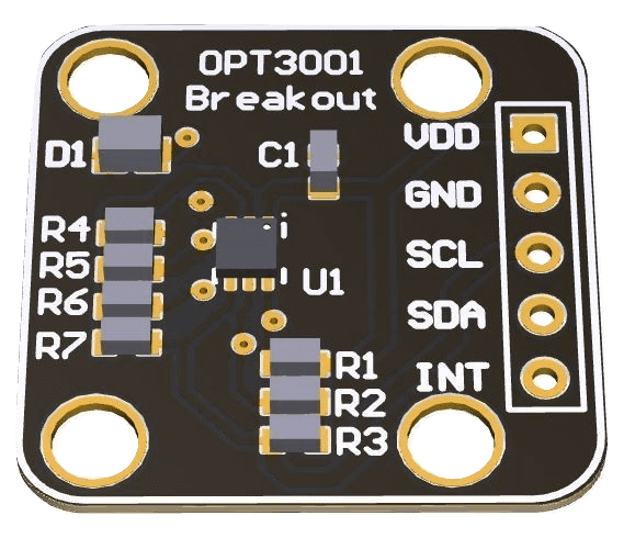 OPT3001 Digital Ambient Light Sensor by Witty Fox: Accurate LUX meter sensor